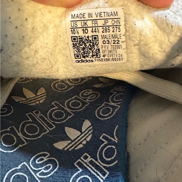 Adidas Retro ES Men's Red and Blue Sneakers Size 10.5 - Picture 6 of 6